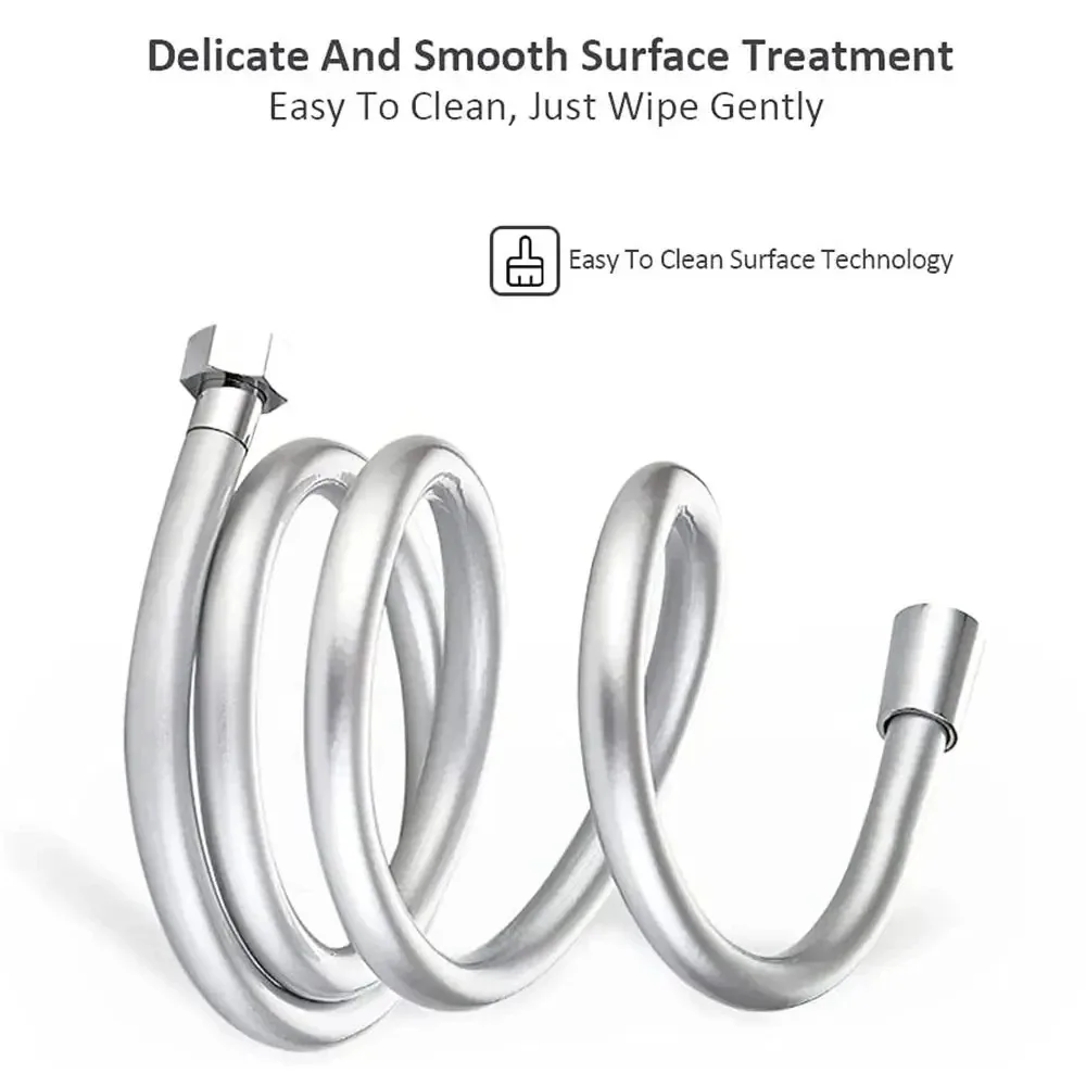 new PVC Handheld Shower Head Hose Universal Flexible Anti Winding Explosion-proof Water Tube Bathroom Faucet Hose Extension Pipe