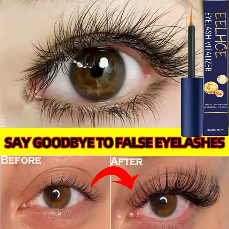 Sérum de Croissance Rapide des Cils, 7 Jours, Rehausseur de Cils, Produit plus Long et Complet, Traitement d'Extension, Lifting des Cils, Maquillage