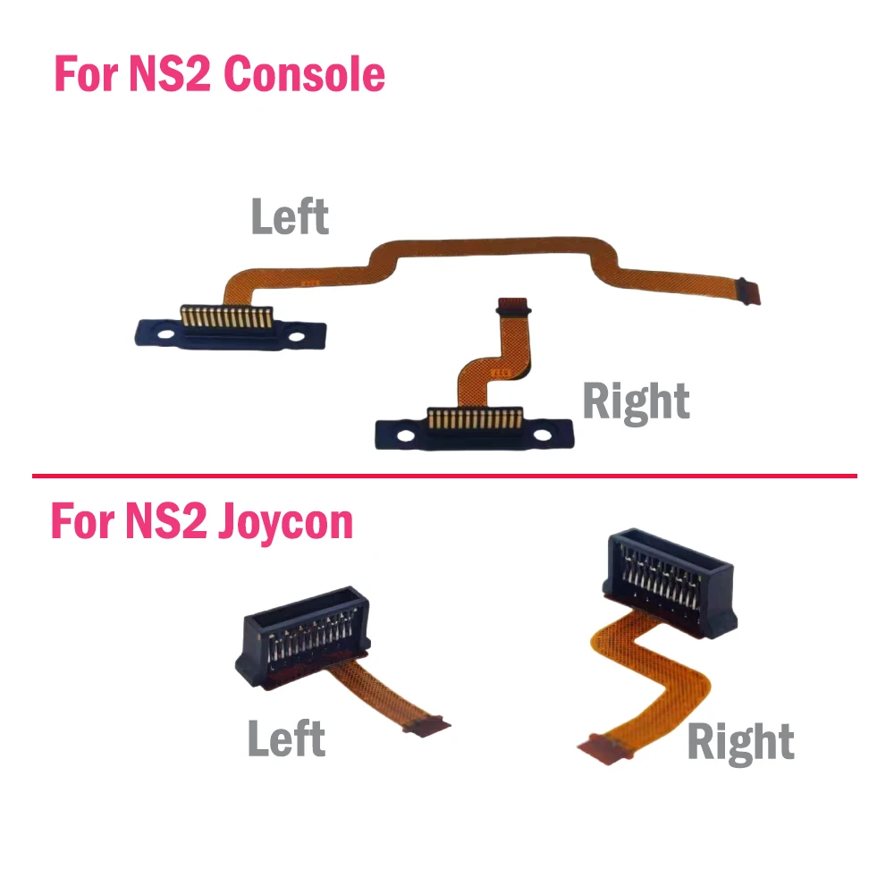 

Original Left Right Male Female Connector Flex Slide Socket for Nintend Switch 2 Console NS2 Joy Con 2 Magnetic Connector Port