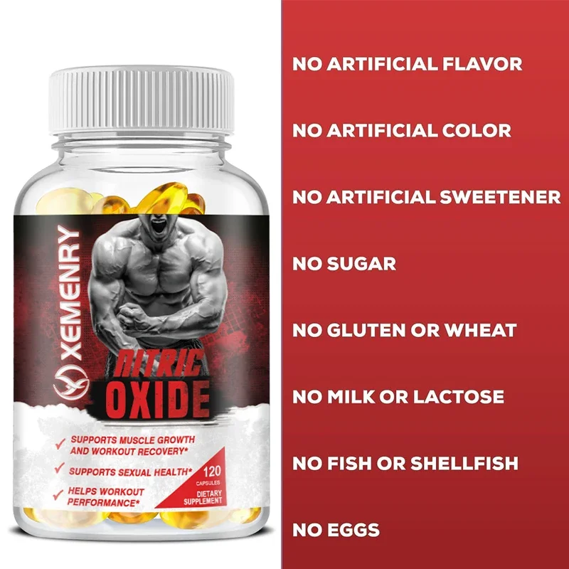 Nitric Oxide - Improve Exercise Performance, Promote Muscle Growth, and Promote Blood Flow and Circulation