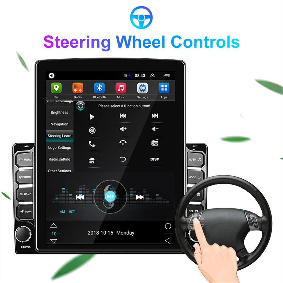 8G+128G Android 13 Carplay 2 din Car Radio Video Player For VW Volkswagen Golf Polo Tiguan CC Passat skoda Tesla Style autoradio