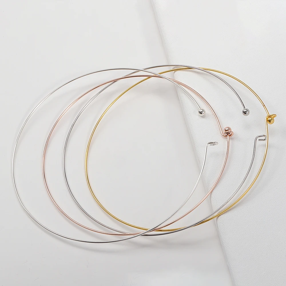 1pc 130mm Metal Copper Menmory Wire Collar Hoop