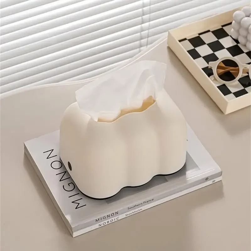 Creative Cloud Tissue Box Modern Tissue Dispenser Organizer Cute Paper Box Cover Facial Tissue Holder for Bathroom Bedroom NEW