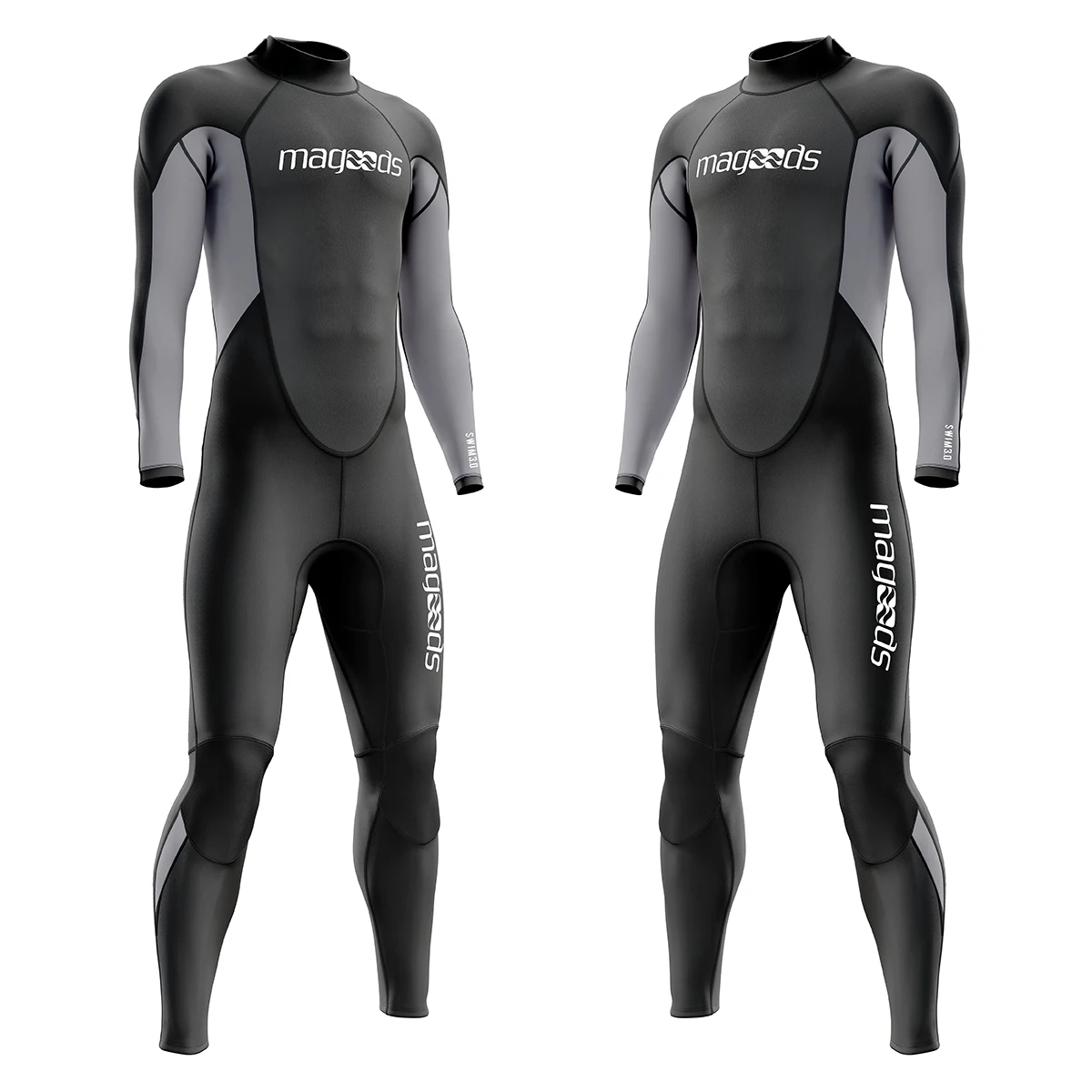 STLF メンズ ウェットスーツ ジャンプスーツ ネオプレン 1.5mm 3/2mm 5/4mm フルボディ ダイビングスーツ 男性用