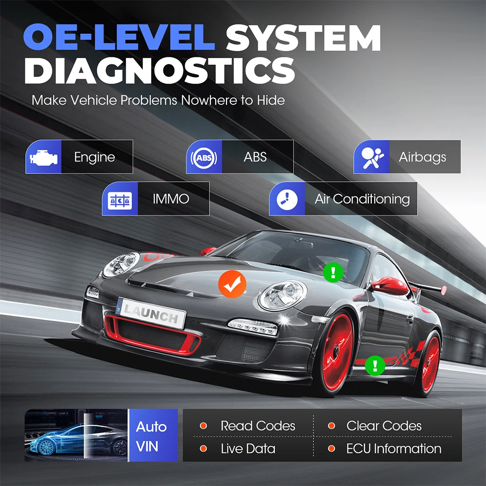 New LAUNCH X431 CRP919X OBD2 Scanner Professional Automotive Scanner Launch Diagnostic Tools ECU Coding obd Scan Tool