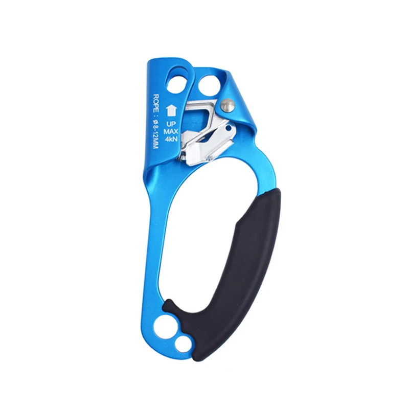 Outdoor Sports Rock Climbing Left/ Right Hand Ascender Device Mountaineer Handle Ascender Climbing Rope Tools