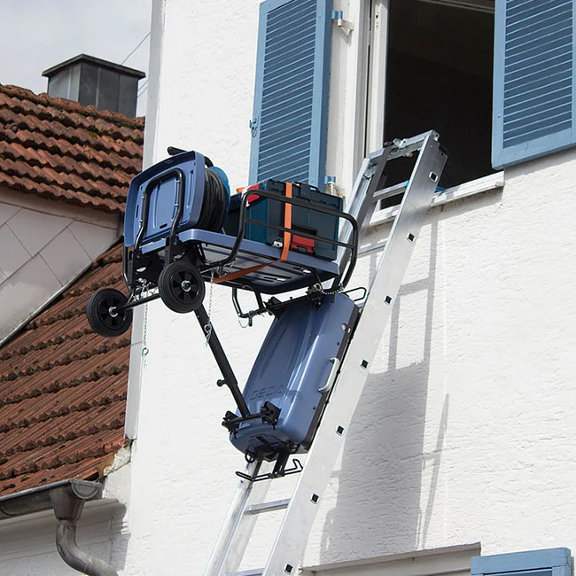

Solar System Installation Ladder Lift Roof Lift Safety Electric Solar Panel Lift