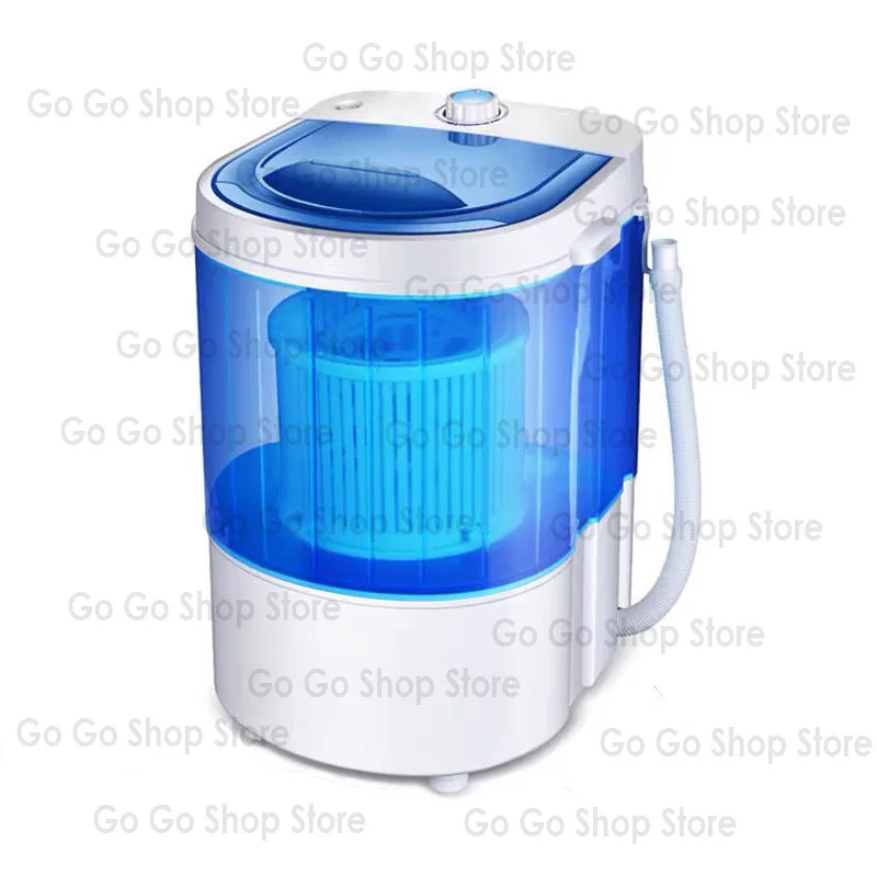 

110V small washing machine household single bucket semi-automatic mini socks underwear shoe washing machine