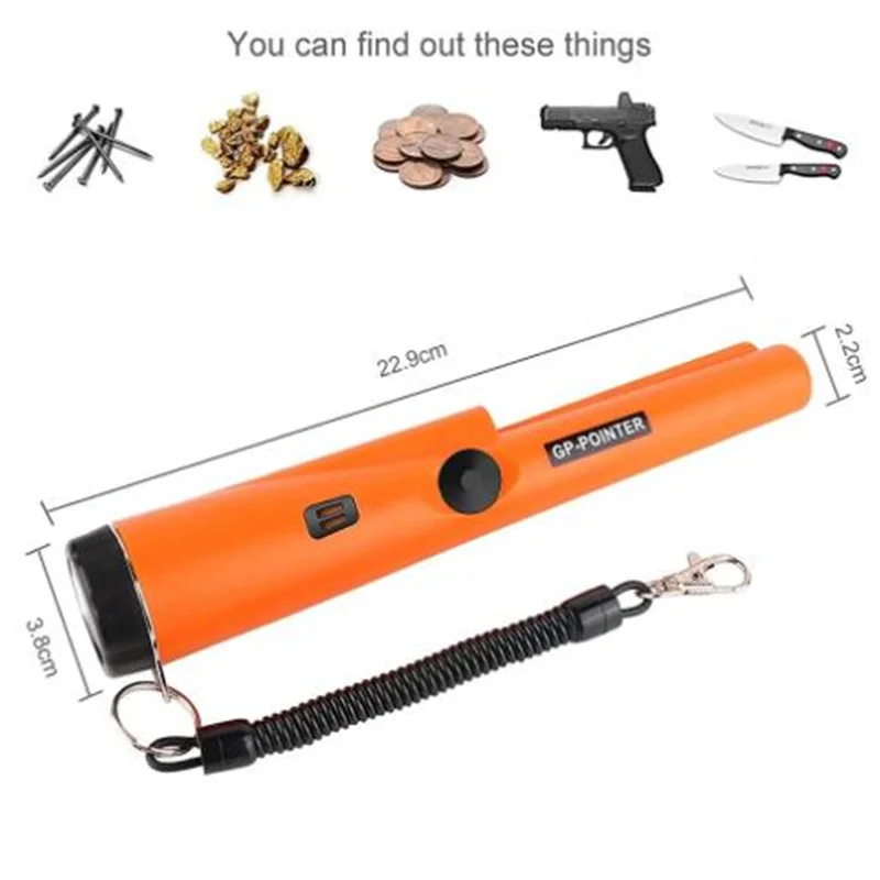 

Handheld Metal Detector Metal Pinpointing Rod Detector GP-pointer Waterproof IP66 Metal Gold Detector