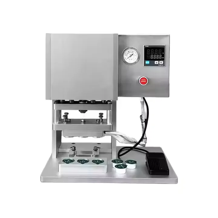 

Test Tube Tea Cup Sealing Machine New Coffee Cup Sealing Machine Automatic Small Aluminum Foil Can Sealer