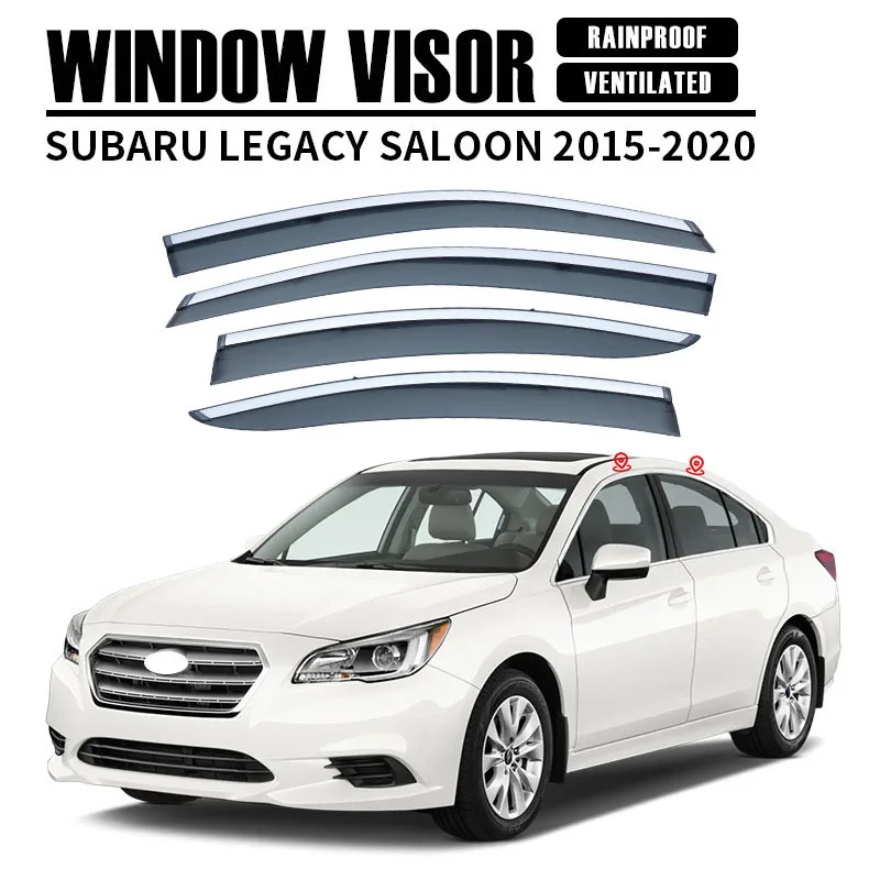 

For SUBARU LEGACY Window visor Weather Shield Side Window Deflector Car windshield weather shield Car accessories