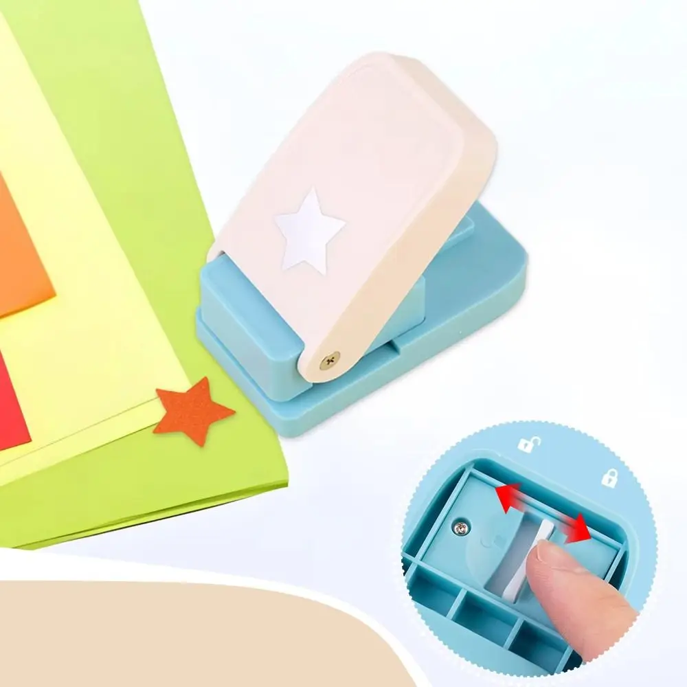 Stamp Shape Stamp Border Punch Hole Puncher Cutting Craft Embossing Machine Labor Saving Paper Cutting Toothed Puncher Embosser