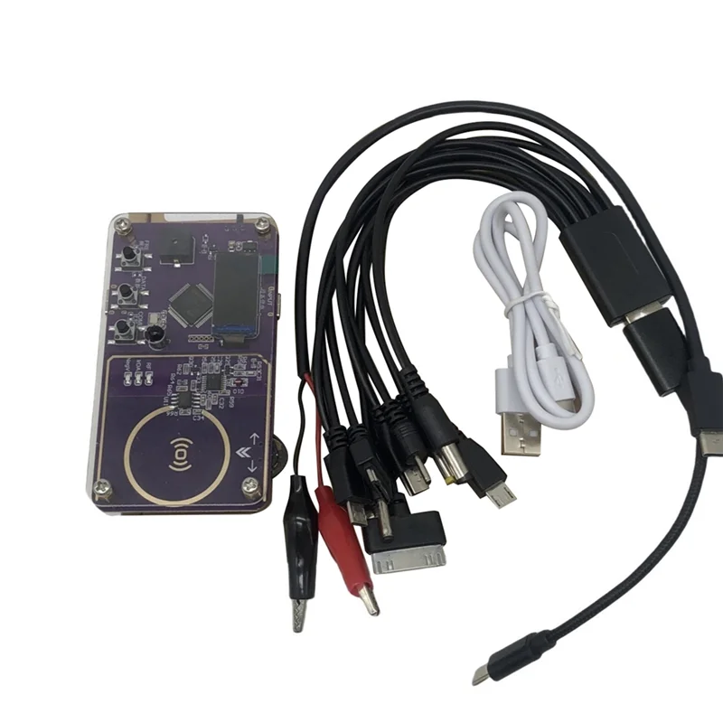 【Cable USB-C】 Probador de control remoto de detección de llaves de automóvil, detector de frecuencia de voltaje de salida ajustable (0-999 Mhz) Detección remota Rf