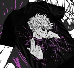 Gojo Satoru T-Shirt Jujutsu Kaisen Sukuna Megumi Itadori Gift Shirt Soft Tee