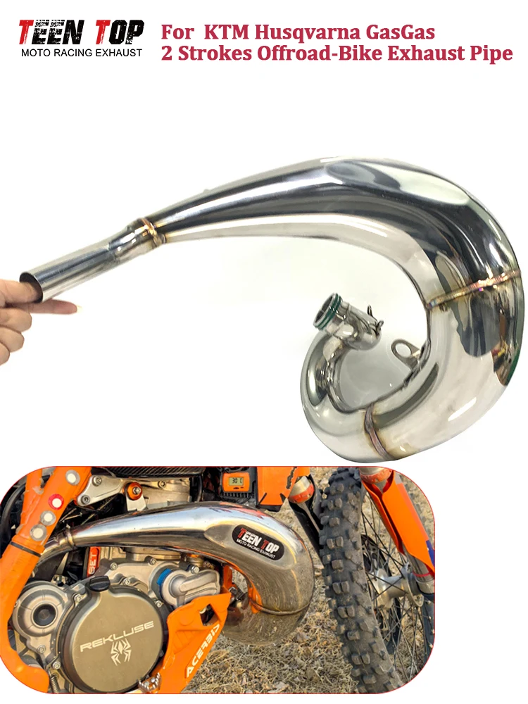 For KTM 250SX 250XC 300XC 250XCW 300XCW Exhaust Header 250XC 300XC TPI Exhaust Pipe OEM Dirt Bike Escape Moto Elbow Front Pipe
