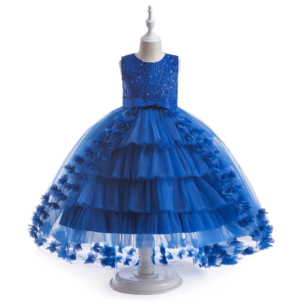 blue dresses for 10 year olds Alberta Ruched Maxi Dress main image 1