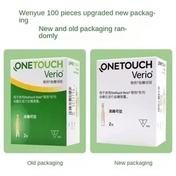 Onetouch Verio blood glucose test paper Gold palladium electrode blood glucose meter 25/50/100 diabetes test paper
