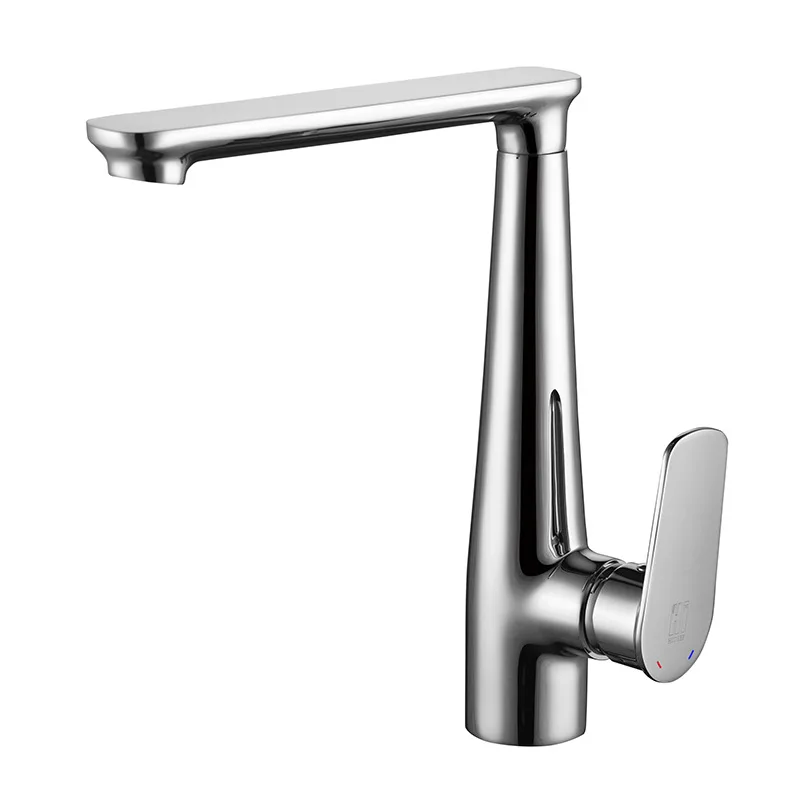 Chinese And Western Kitchen Household Sink Vegetable Basin Water Cold And Hot Kitchen Faucet Vegetable Basin Faucet Chrome Mixed