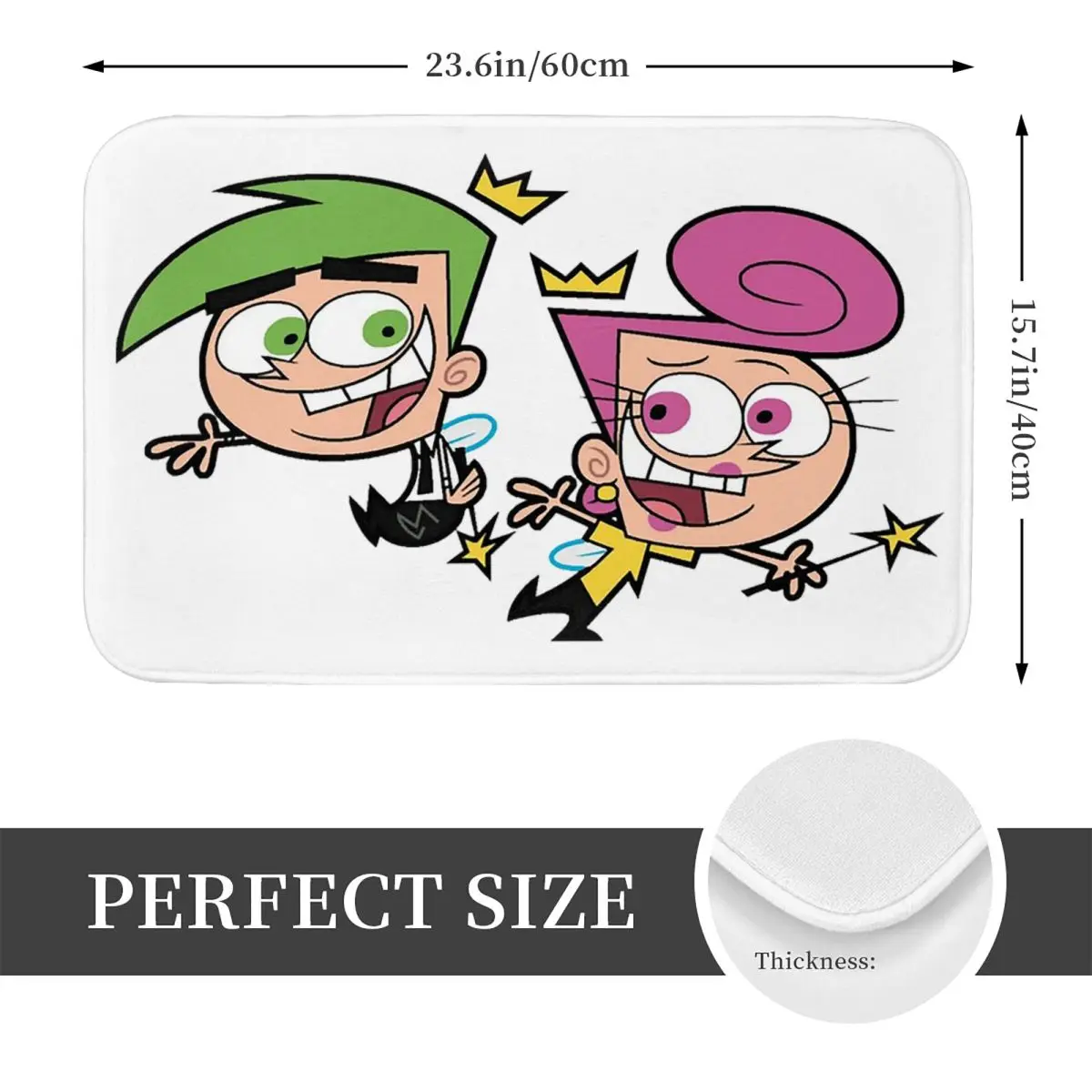 Fairly Oddparents Cosmo Doormat Kitchen Entrance Home Floor Mat Anti-slip Carpet Rug for Living room Footpad Mats