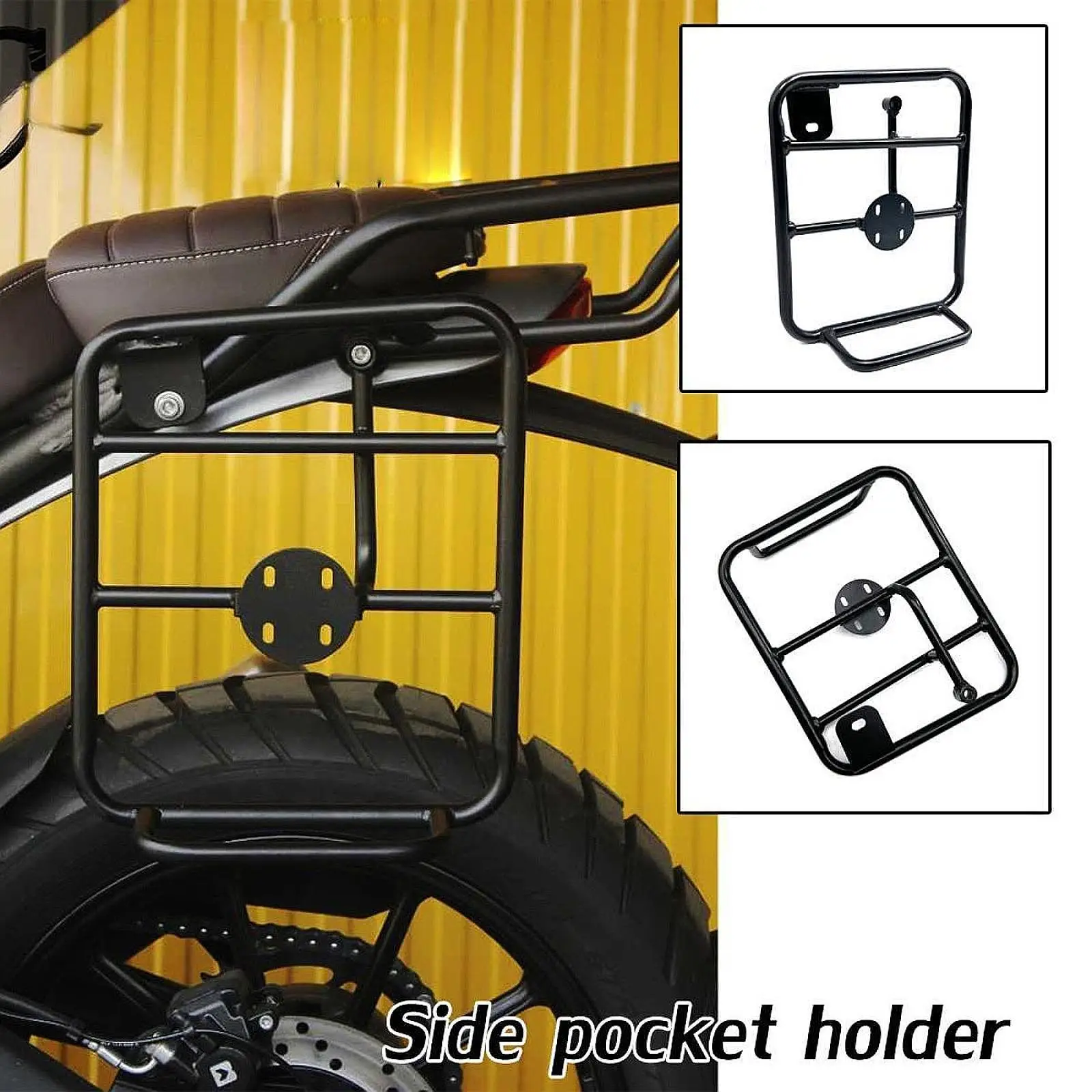 

Motorcycle Side Luggage Rack High Strength Sturdy Wear Resistant Fuel Tank Mounting Bracket for Triumph Speed 400 2024-2025