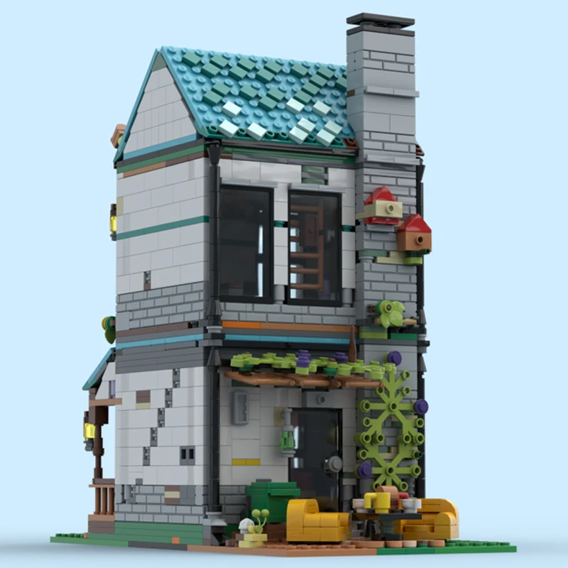 1511 PCS City Engineering Cozier Home MOC Customize Modular Building Block Technology Brick Simple Model DIY Toy Christmas Gift