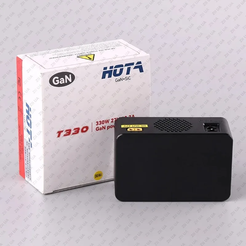 HOTA T330 Gallium Nitride GaN Power Adapter 330W AC100-240V Suitable for D6 PRO P6 ISDT Q6 Q8 FPV Charger