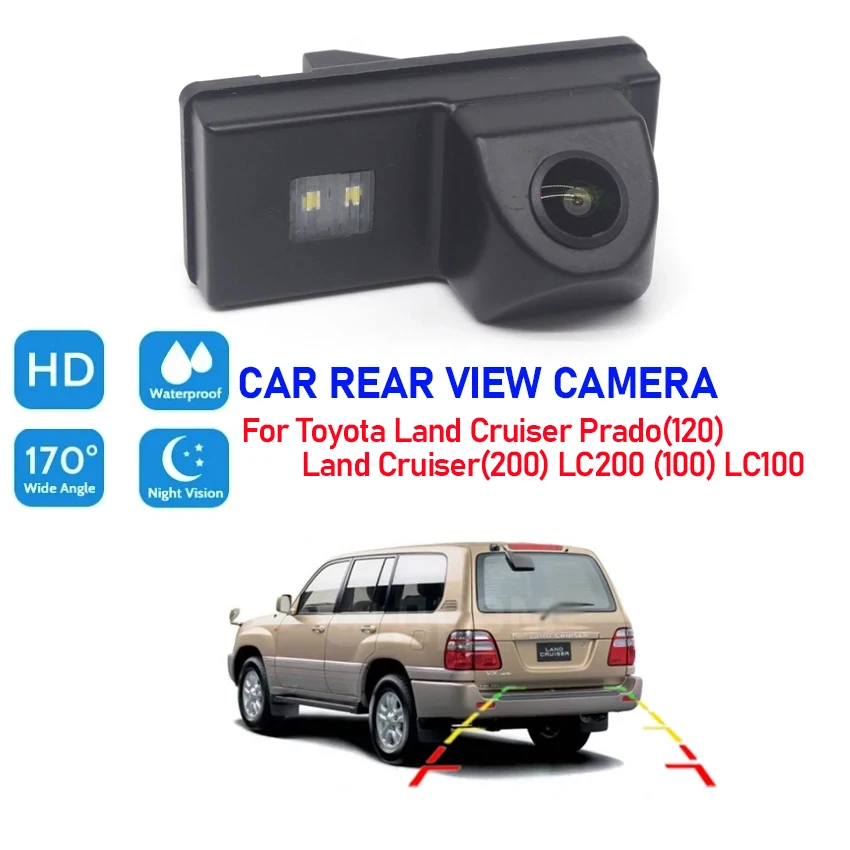 

HD 1080P 170° Fisheye Lens Car Reversing Rear View Camera For Toyota Land Cruiser Prado(120) Land Cruiser(200) LC200 (100) LC100