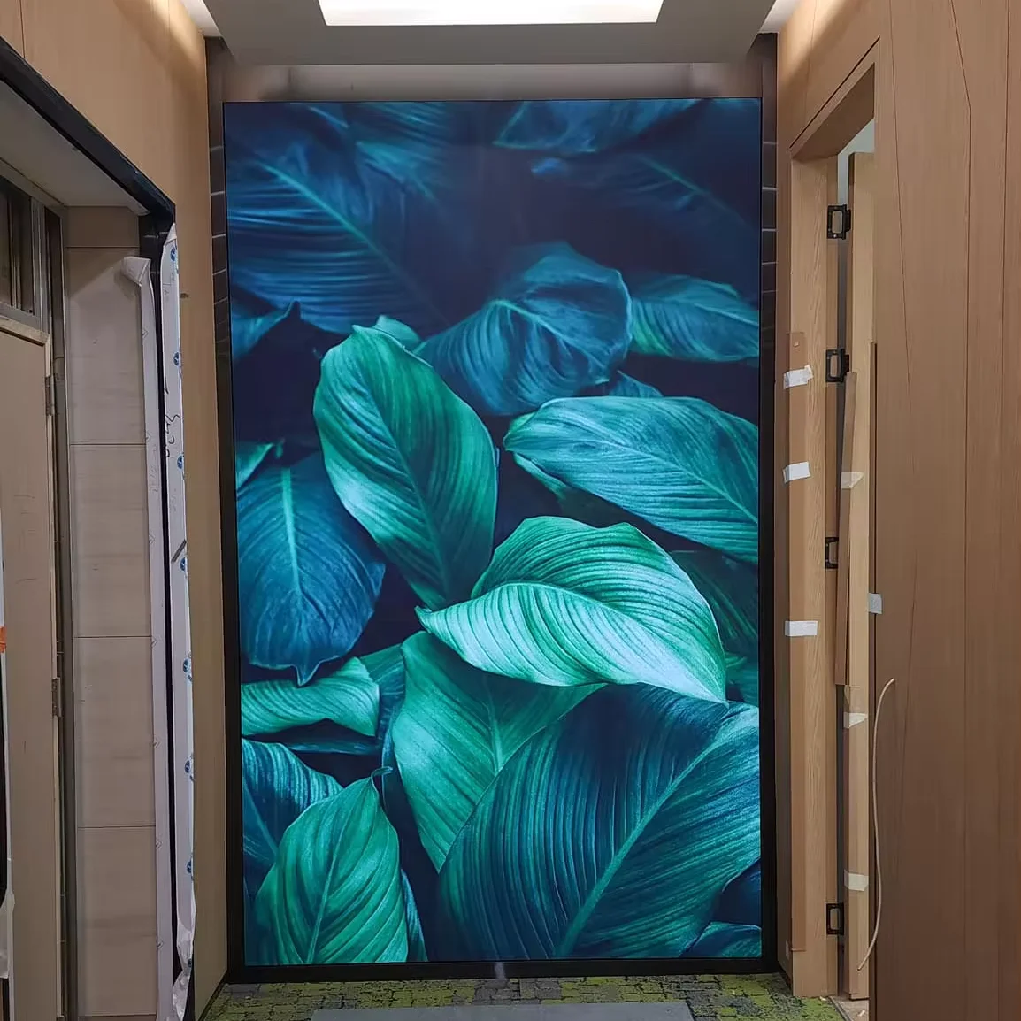 Indoor Ultra Thin LED Video Wall RGB Panel Commercial Advertising Display 800 Nits Brightness 2-Year