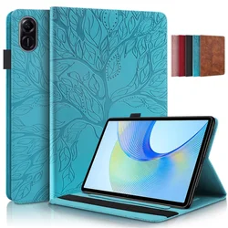 Tablet Funda For Honor Pad X9 Case 11.5 inch Embossed Tree Flip Wallet Stand Case For Honor Pad X9 X 9 Case Cover Coque 11.5