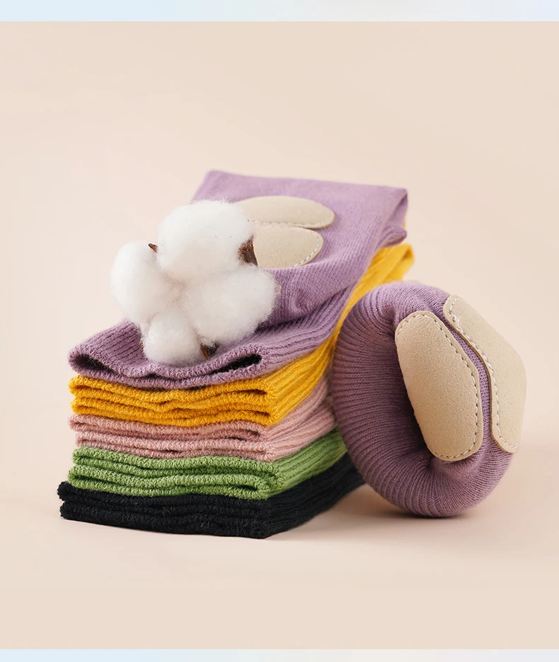 Kinder Erwachsene Tanzsocken rutschfest für Ballett Modern, Mädchen Crew Length Grip Practice Yoga Socken – Detail 7