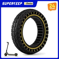 Neumático sólido todoterreno 10x2,5 (60/70-6,5) para patinete eléctrico Ninebot G30 G30L G30D, neumático antideslizante a prueba de explosiones, agarre fuerte