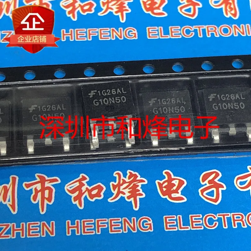 10PCS G10N50 HGTD10N50F1S  TO-252 10A 500V  in stock 100% new and original