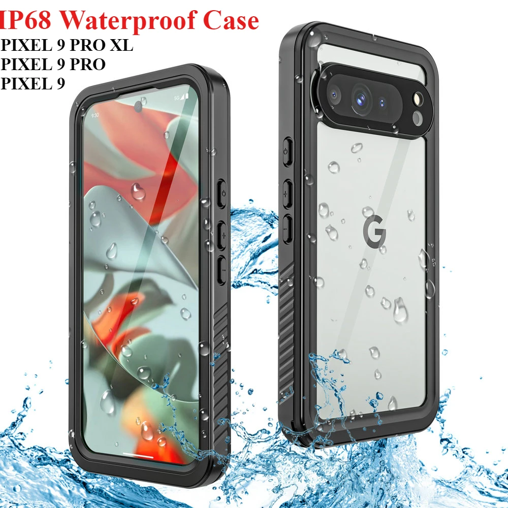 

For Google Pixel 9 Pro XL Pixel9 IP68 Waterproof Case Protection Water Proof Full Cover Hard Shell Pixel 9 Pro Shockproof Funda