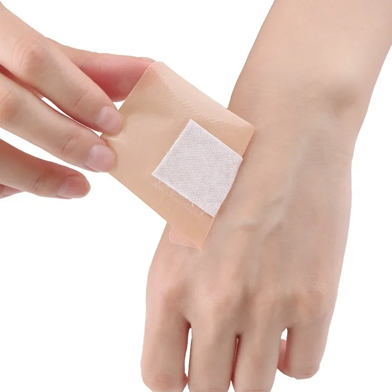 20pcs/set PE Band Aid Waterproof Breathable Skin Patch Fingertip Wound Dressing Plaster First Aid Strips Adhesive Bandages