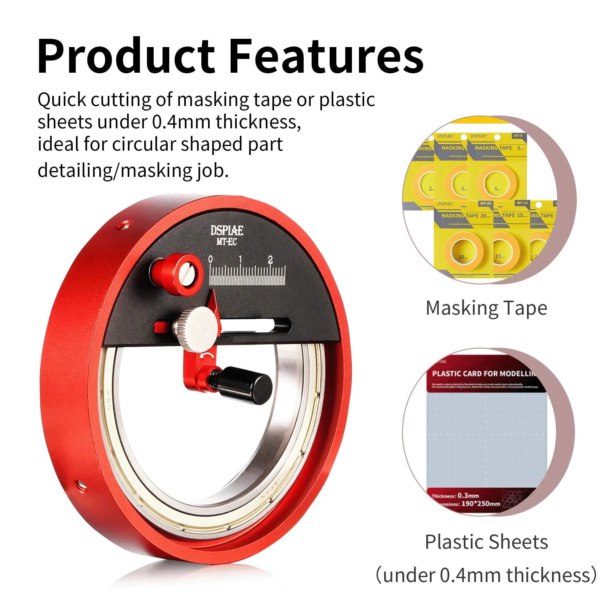 DSPIAE MT-EC Starter Editio Stepless Adjustment Circular Cutter Model Assembly Tool Cutting Dedicated Craft Tools