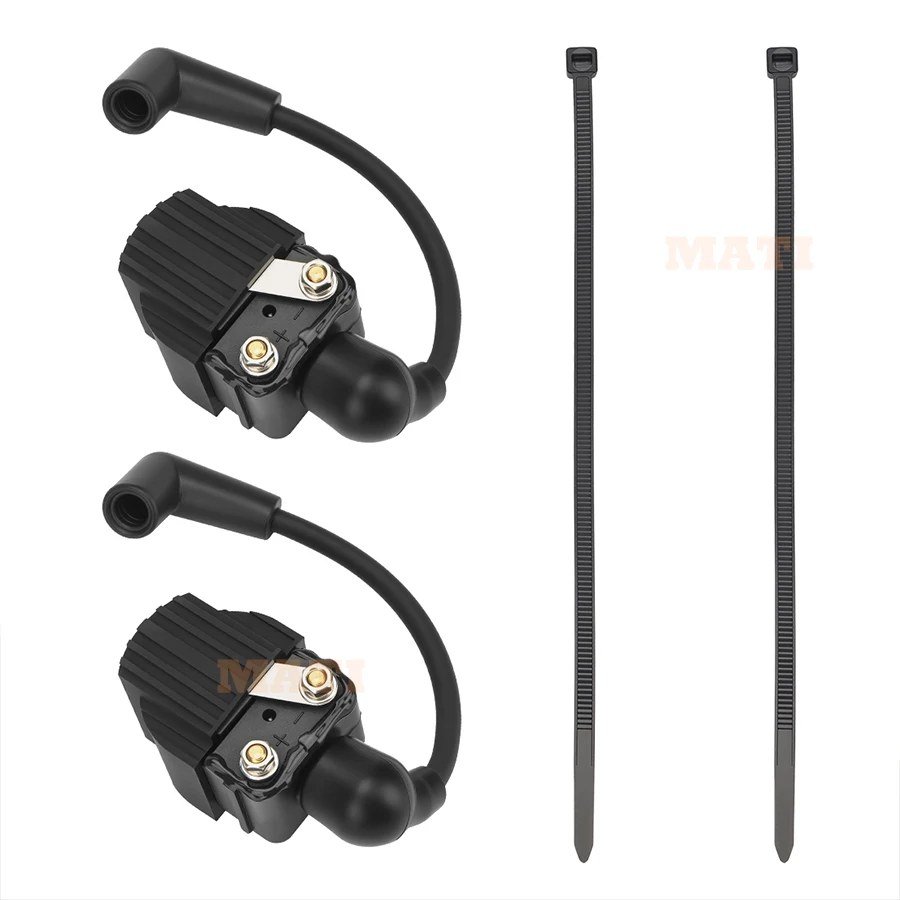 M MATI Ignition Coil w/ Cable Set For Outboard Mercury 6HP 8HP 9.9HP 10HP 15HP 20HP 25HP 813715A2 832757A4