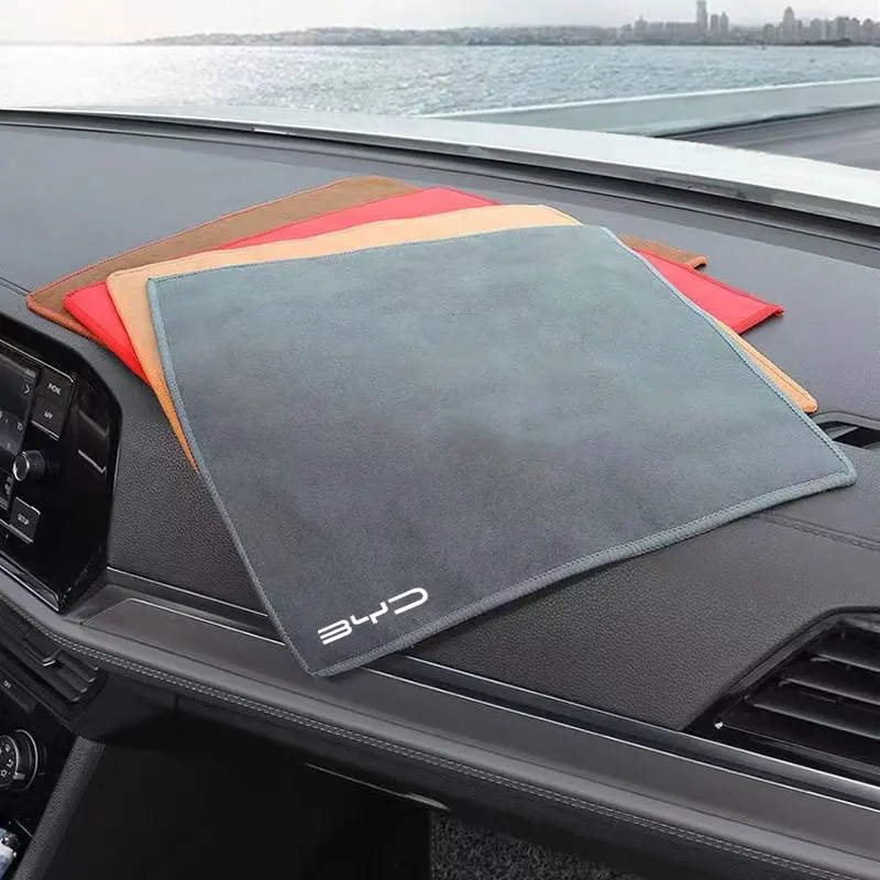 For BYD Atto3 Yuan Plus Song Plus Han Tang Seagull Dolphin Double‑sided Lint‑free Car Cleaning Towel Water‑absorbent Auto Wash D