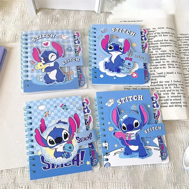 Zufällige eine Stich quadratische Sortier spule Buch Cartoon Student Briefpapier tragbare Spule Notizbuch Magnets chnalle Notizbuch Geschenke