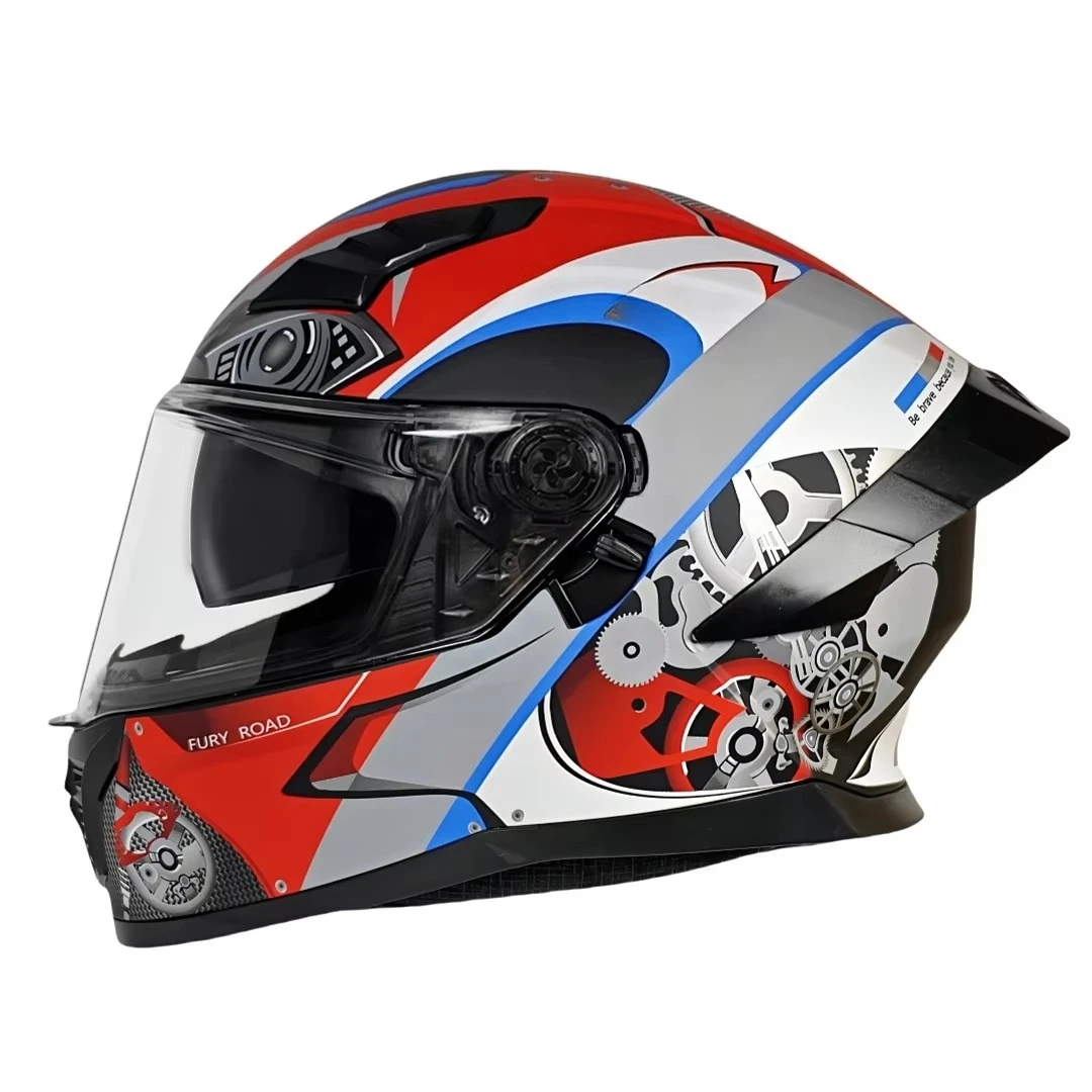 

Brand New Unisex ABS Full Face Motorcycle Helmet Customizable Head Guard for Adults Manufacturer's Motorcycle Accessories