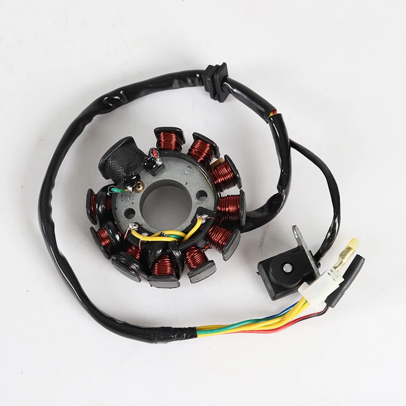 Motorcycle Generator Stator Coil 11 Poles 6 Copper Wire Magneto For GY6 125CC CB125 ZS125 Scooter Moped Motorcycle Accessories