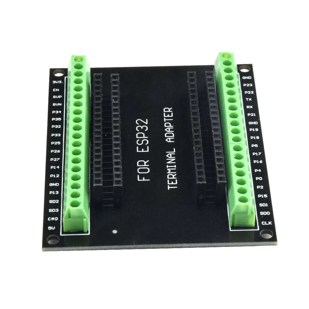 ESP32 Expansion Board Compatible with NodeMCU-32S Lua 38Pin GPIO Expansion Board for Narrow Version ESP32 without Mounting Holes