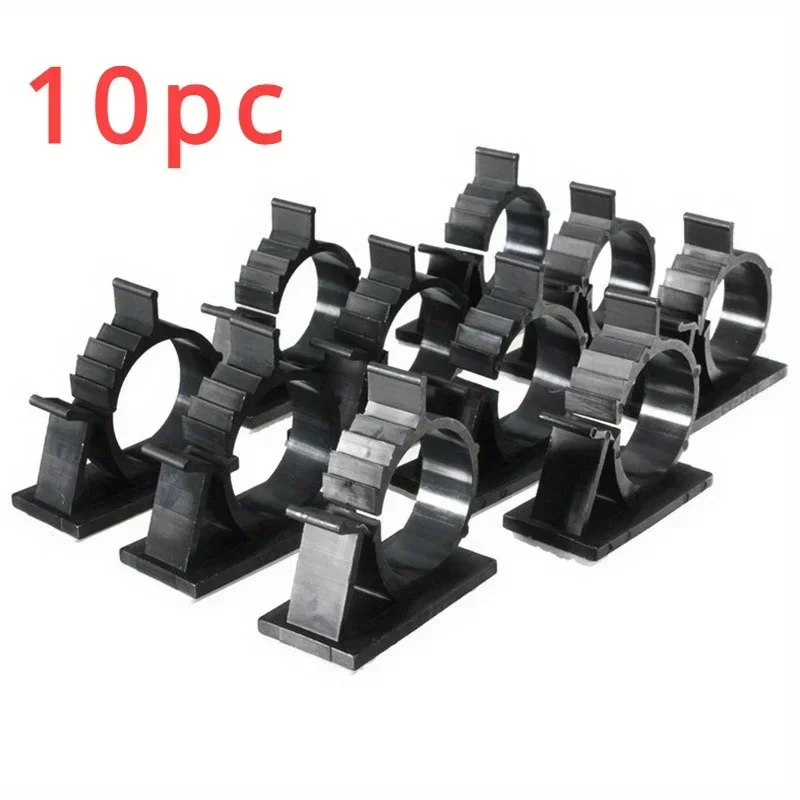 New Adjustable Wiring Fixing Clip 5 10PCS Nylon Self Adhesive Cable Buckle Plastic Wire Holder Cable Management Accessories