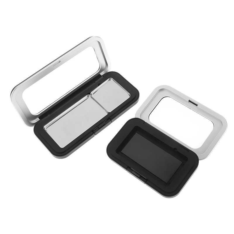 Draagbare en stofdichte lege magnetische cosmetica-palet 1/2/3/4/6/7/12 roosters ijzeren plaat oogschaduw blusher lippenstift DIY make-up doos