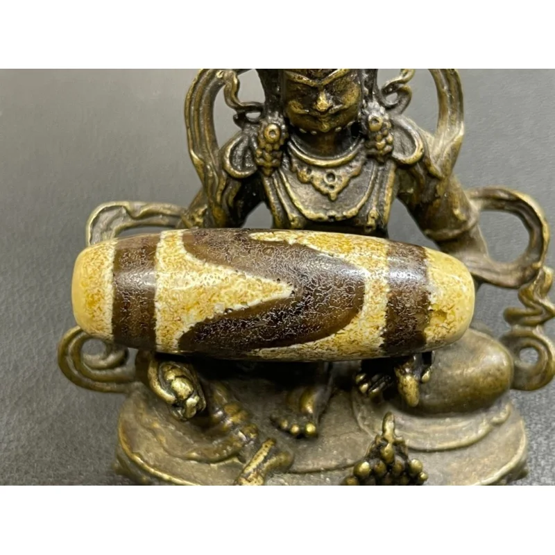 

Tibetan Nepalese Himalayan Ancient agate Old Dzi Talisman Eye Beads Amulet