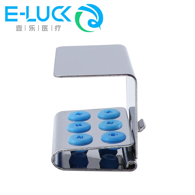 Dental Ultrasonic Scaler Tip Holder Bur Drills Holder Block Organizer Autoclave Sterilizer Case Endo File Disinfection Box