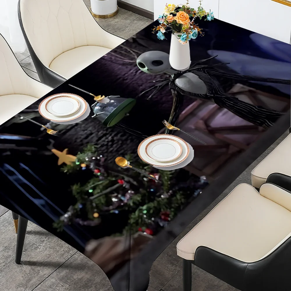 

G-Nightmare R-Before Christmas B-Tablecloth Kitchen tablecloth, festive table decoration tablecloth, outdoor picnic tablecloth