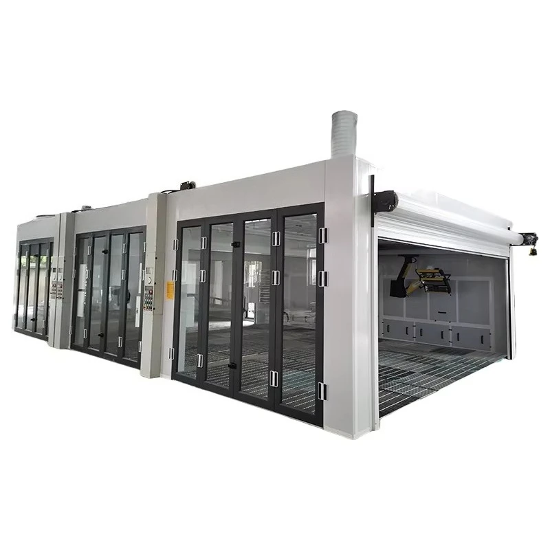 2025 Lry High Qty Electric Heating Car Spray Booths LED Baking Infrared Heating High Efficiency Filter Direct Supplier