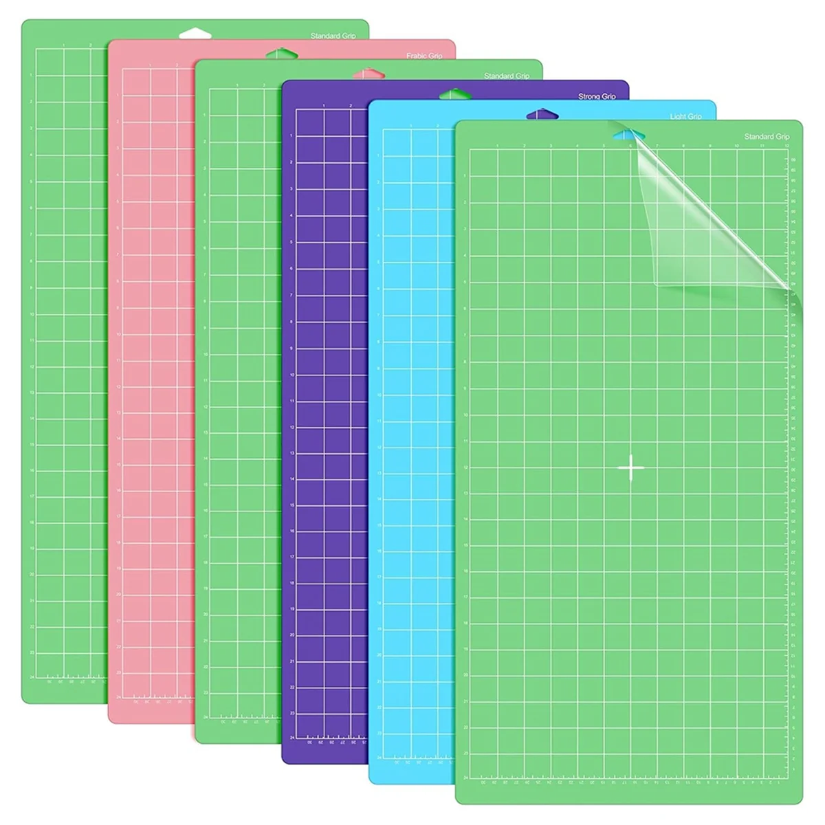 Trending Now 6 Pack Cutting Mat 12 X 24 Inch, Cutting Mats for Craft, Standard, Strong, Adhesive Cut Mat Replacement