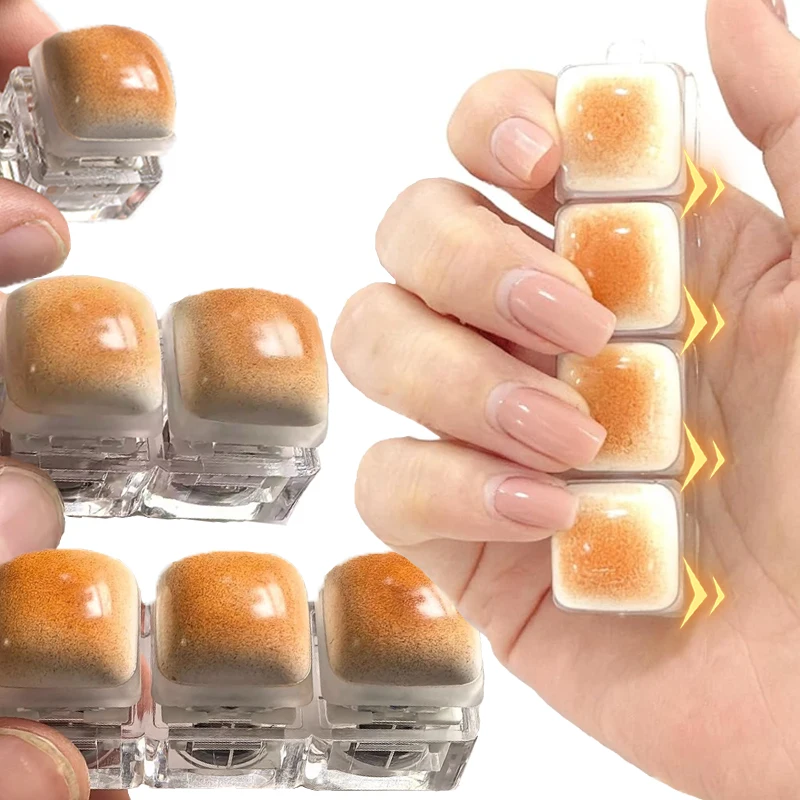New Caramel Bread Keyboard Keychain Mechanical Keyboard Decompression Toy Keyring Bag Pendant Fidget Button Finger Toys