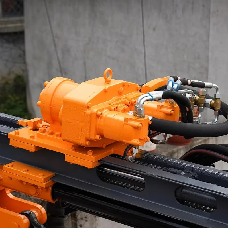 KG430 DTH Drilling Machine Power Head Iron Forging Drilling Tool Coal Mining Well Drilling New Accessories Included